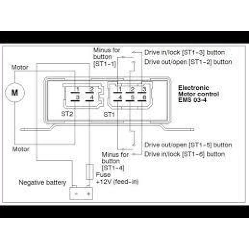 Schaudt EMS05-4 Trinnrele førerdør