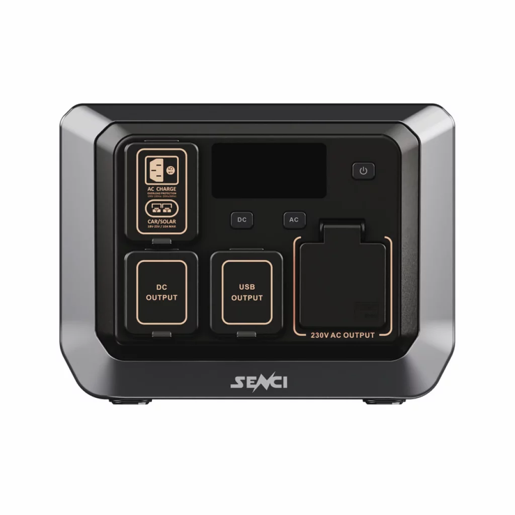 SENCI Lithium LPS 268Wh Power Station med 300W (600W) sinus inverter