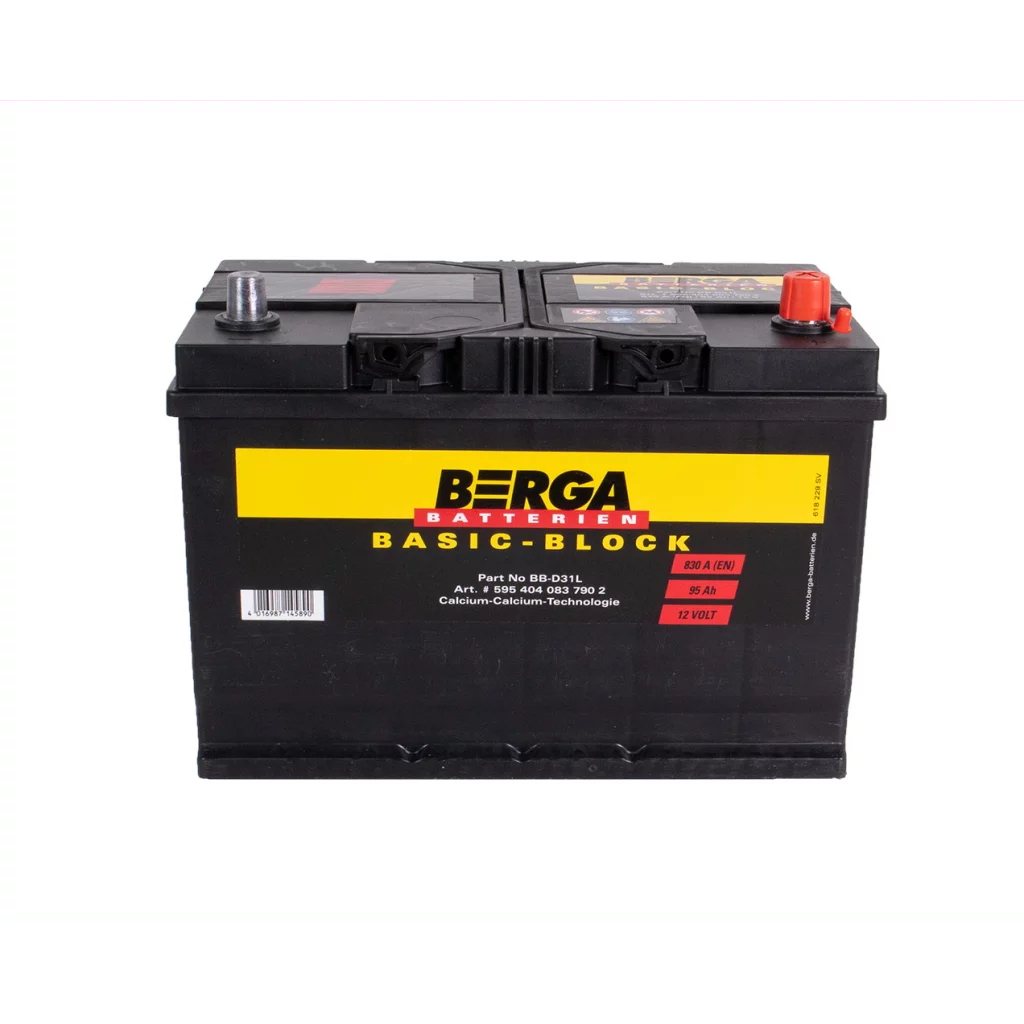 BERGA Basic Block 12V 95AH 830CCA (306/173/225mm)