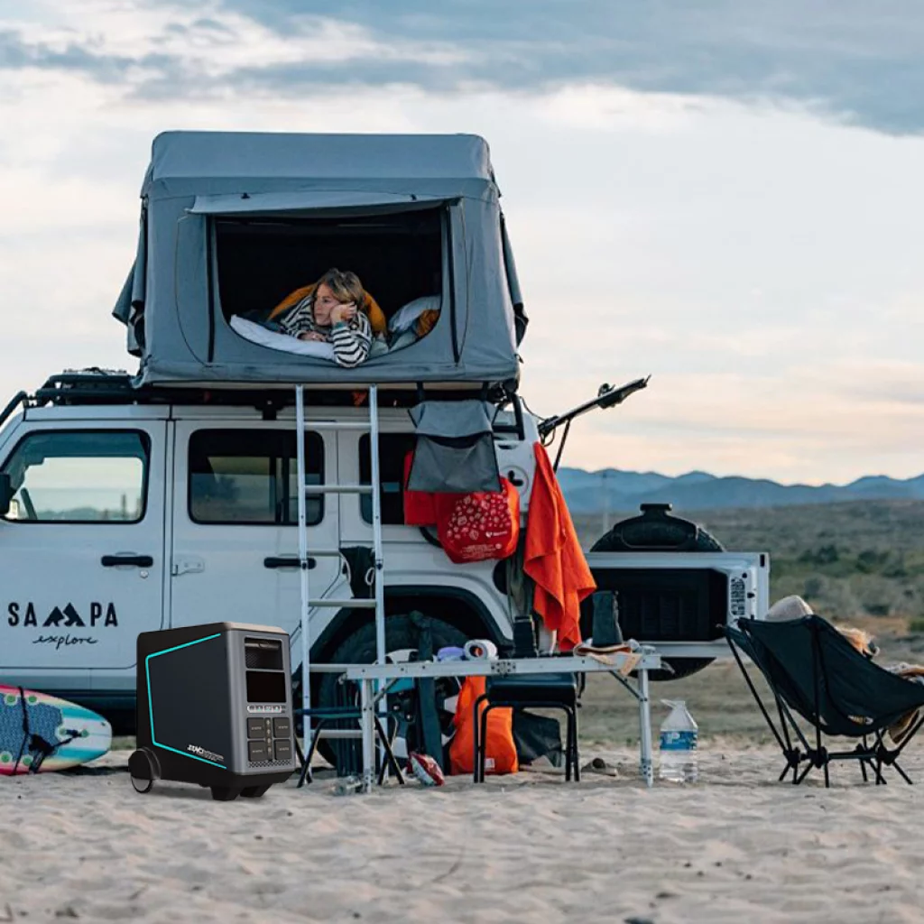 SENCI Lithium LPS 3840Wh Power Station med 3600W (7200W) sinus inverter