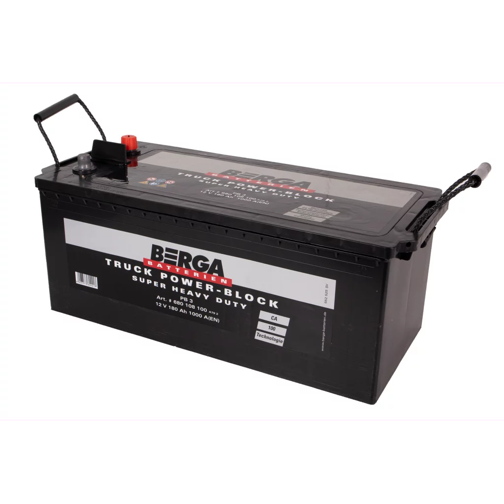 BERGA Truck Power Block  12V 180AH 1000CCA (513/223/223mm)