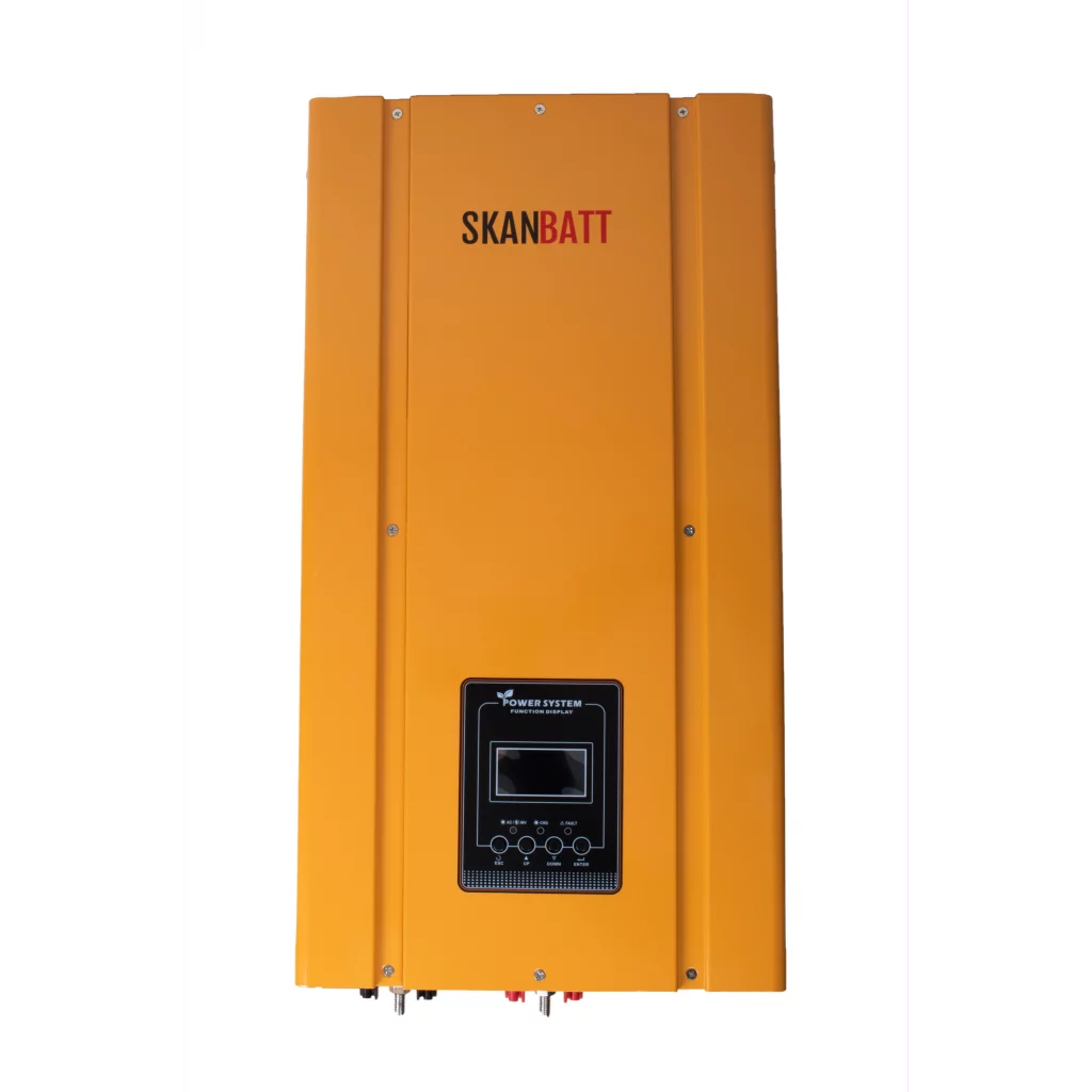 SKANBATT Kombi batterilader og inverter 48V 5000W m/fjernkontroll (VEIL Kr. 15995.-)
