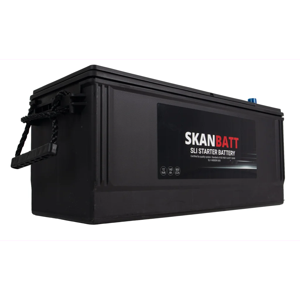 SKANBATT SLI SHD Startbatteri 12V 140AH 800CCA (513x189x223mm) +R