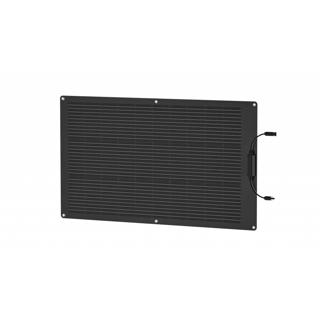 ECOFLOW Fleksibelt Solcellepanel 100W (1055x612x25mm)