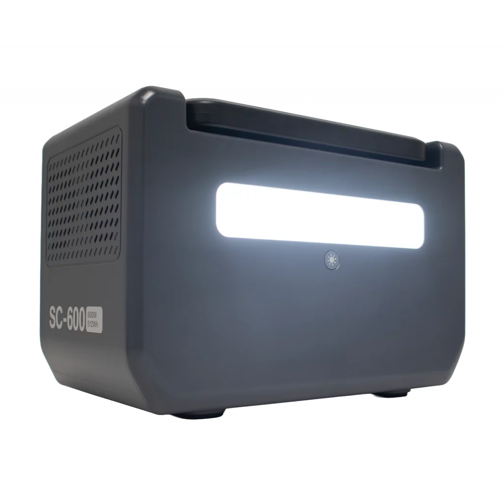 SENCI Lithium LPS 512Wh Power Station med 600W (1200W) sinus inverter