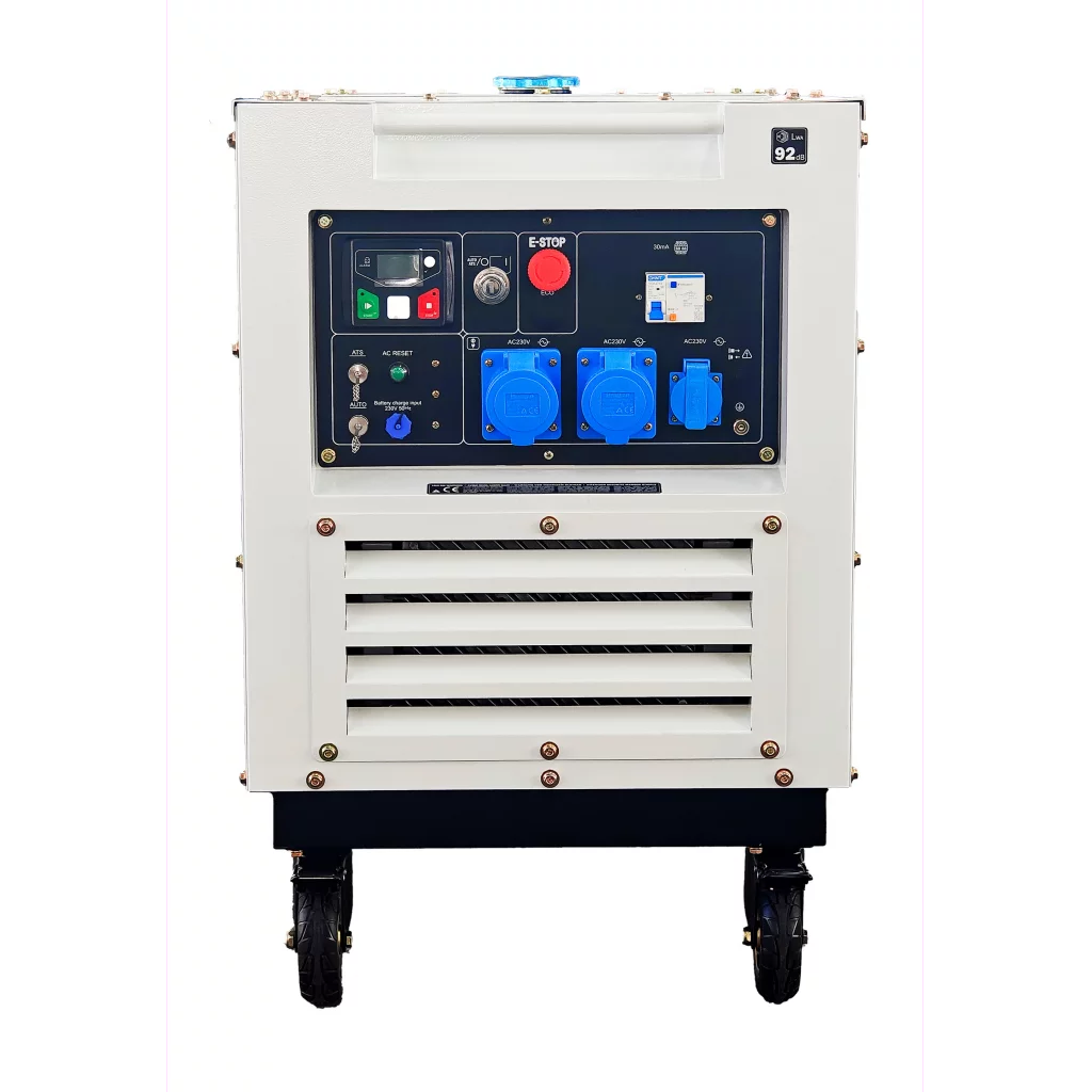 HYUNDAI DHY11000SEi Diesel Inverter Strømaggregat 8000W - Elektrisk start - Forvarming - ATS