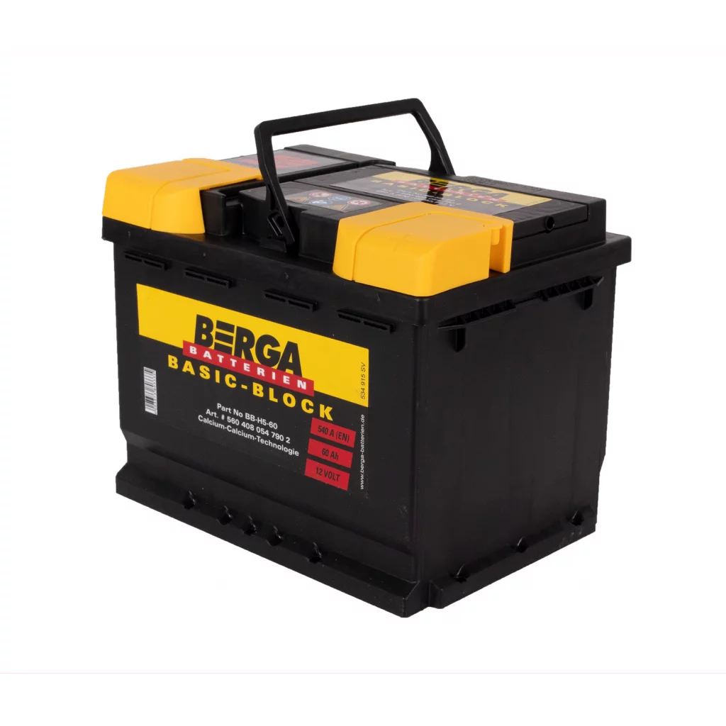 BERGA Basic Block 12V 60AH 540CCA (242/175/190mm)