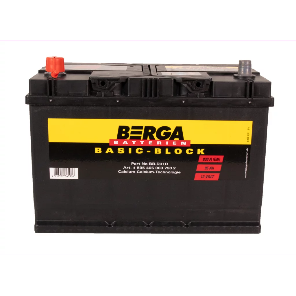 BERGA Basic Block 12V 95AH 830CCA (306/173/225mm)