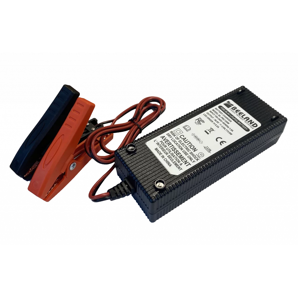Batterilader / Strømforsyning 56,8V 2A for LiFePO4