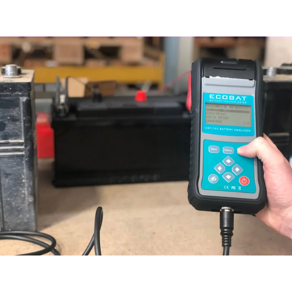 ECOBAT Elektronisk Batteritester EBT-780 m/printer