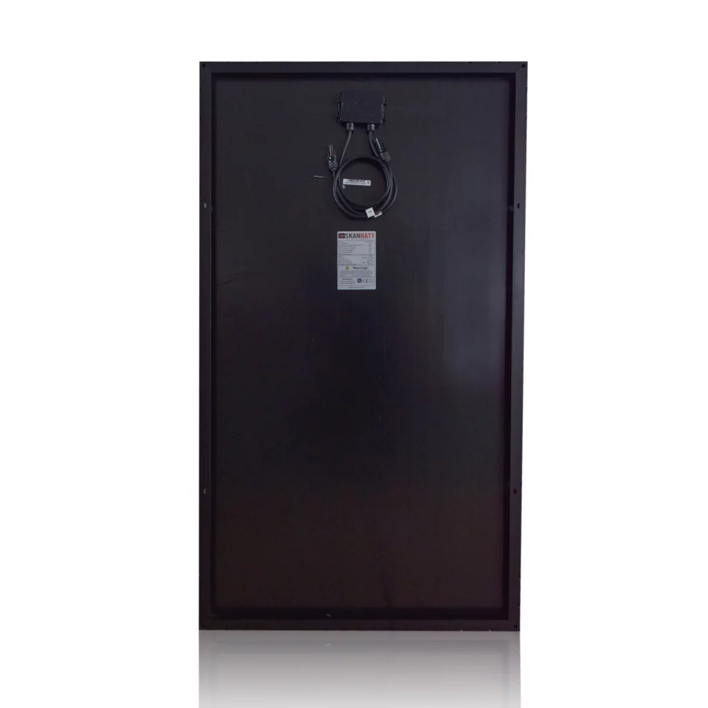 SKANBATT Solcellepanel Mono 80W Sort - 765x570x30mm