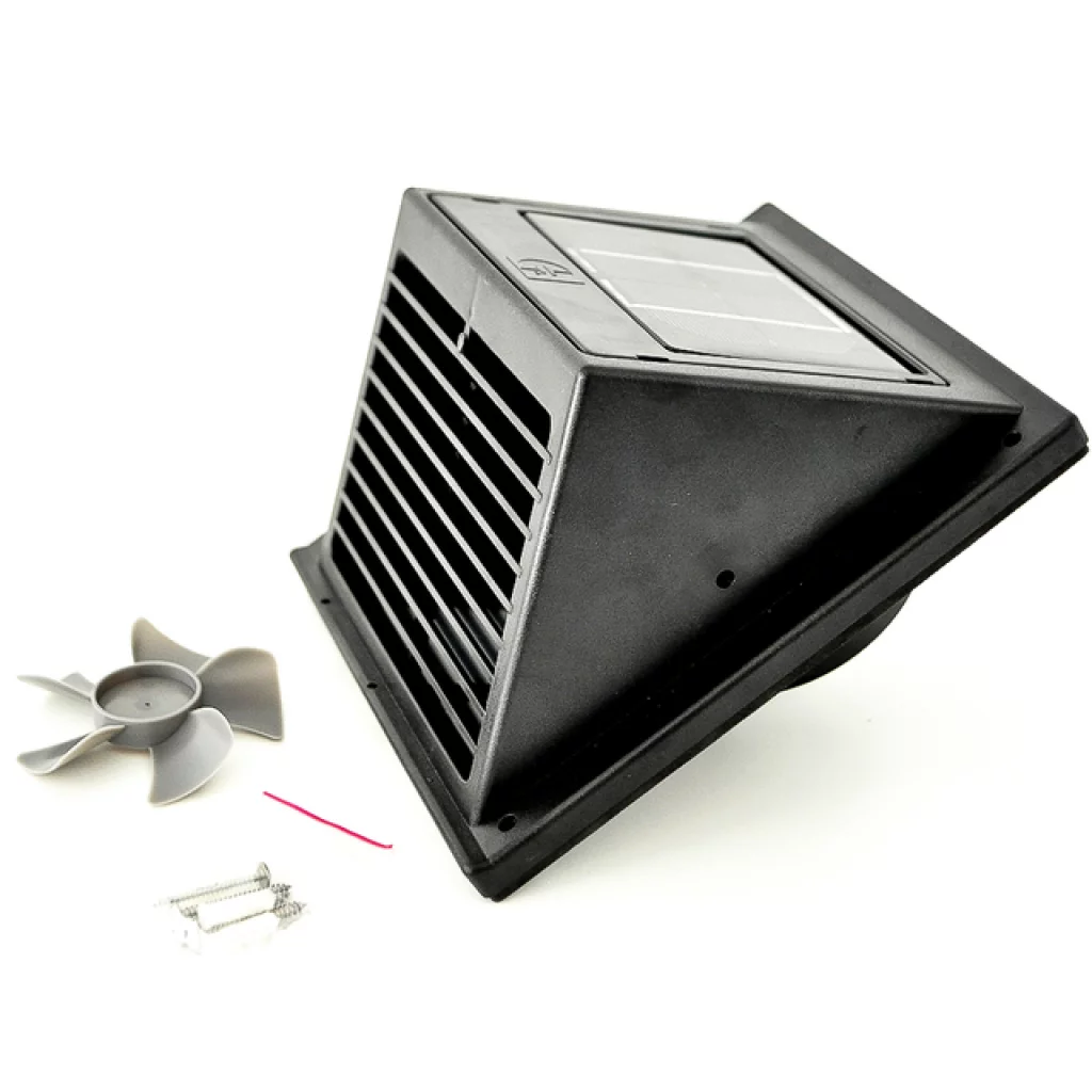 WATTSTUNDE Solventilator Veggmodell Svart