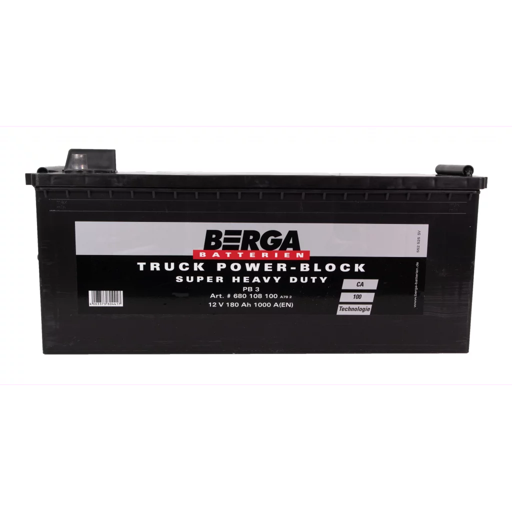 BERGA Truck Power Block  12V 180AH 1000CCA (513/223/223mm)