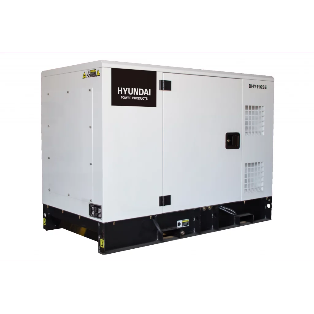 HYUNDAI DHY11KSEm Diesel strømaggregat 11kVA 230V 1-Fase - 1500RPM - Vannkjølt