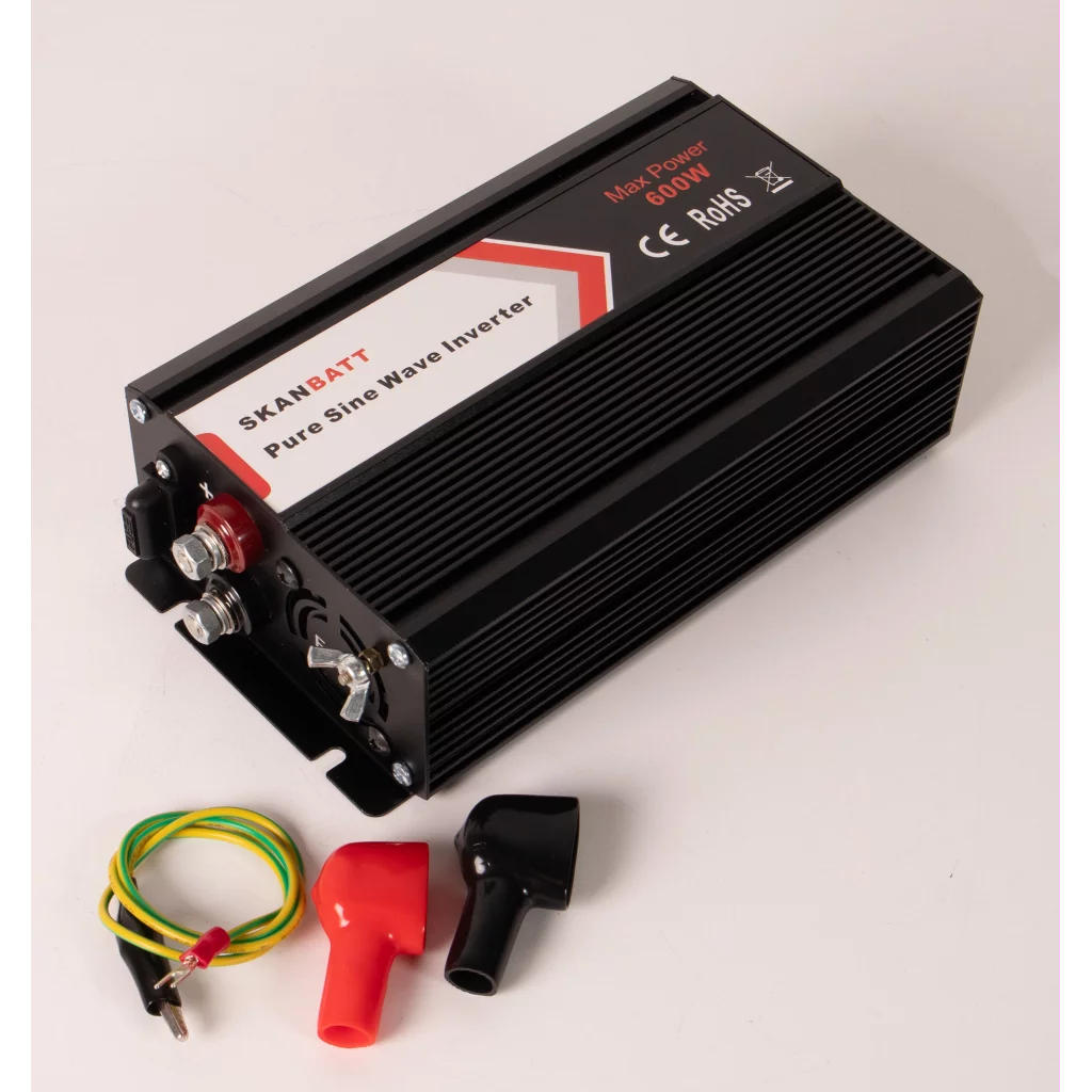 SKANBATT Inverter 24V 600W (1200W) Ren Sinus