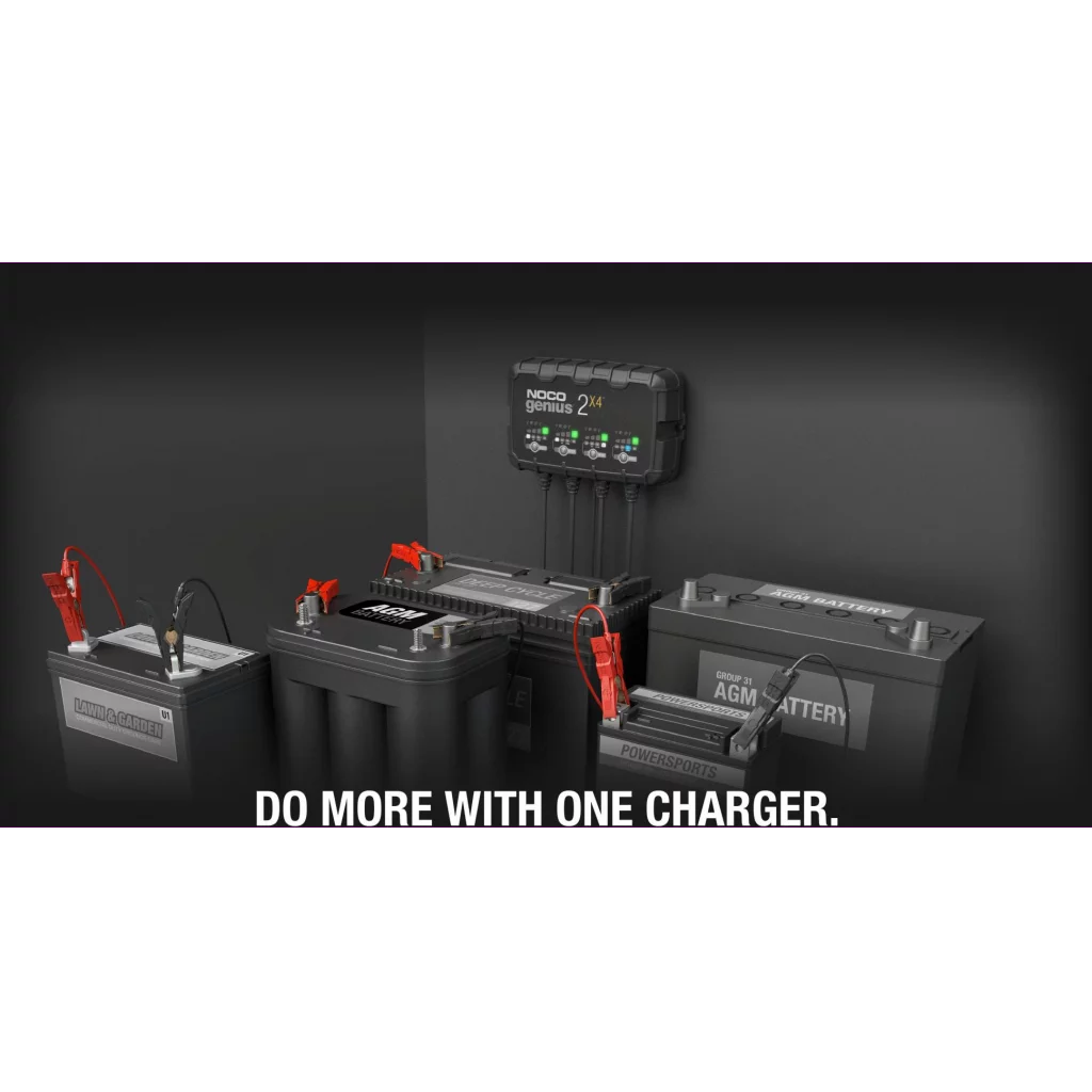 NOCO Elektronisk Batterilader 6/12V 4x2A (4-kanaler)