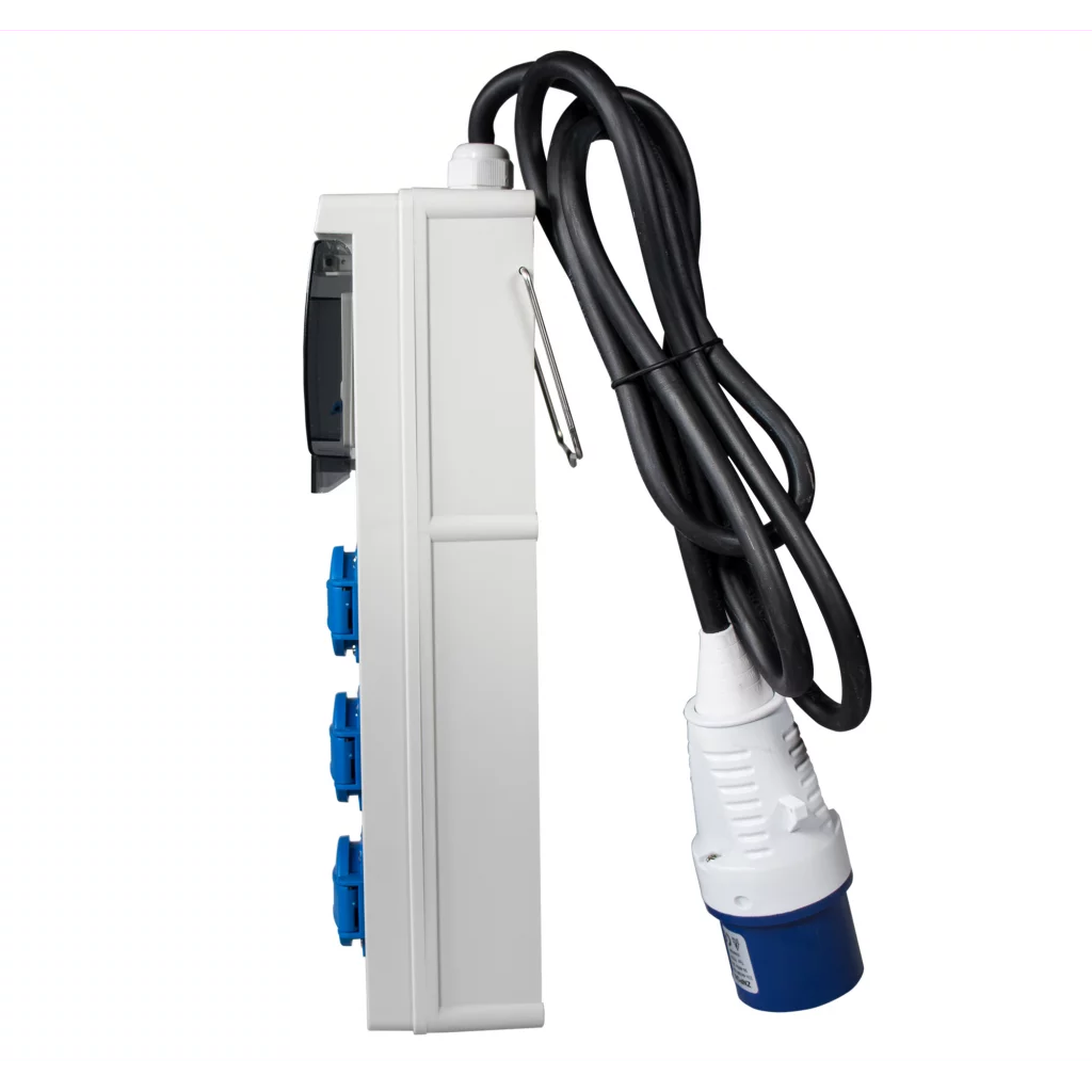 HYUNDAI Adapter 1-Fas 32A til 3x16A Schuko