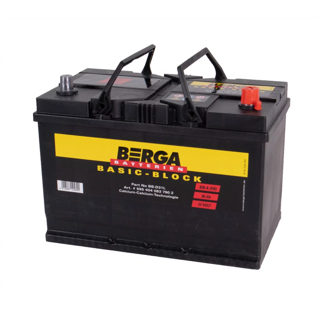 BERGA Basic Block 12V 95AH 830CCA (306/173/225mm)