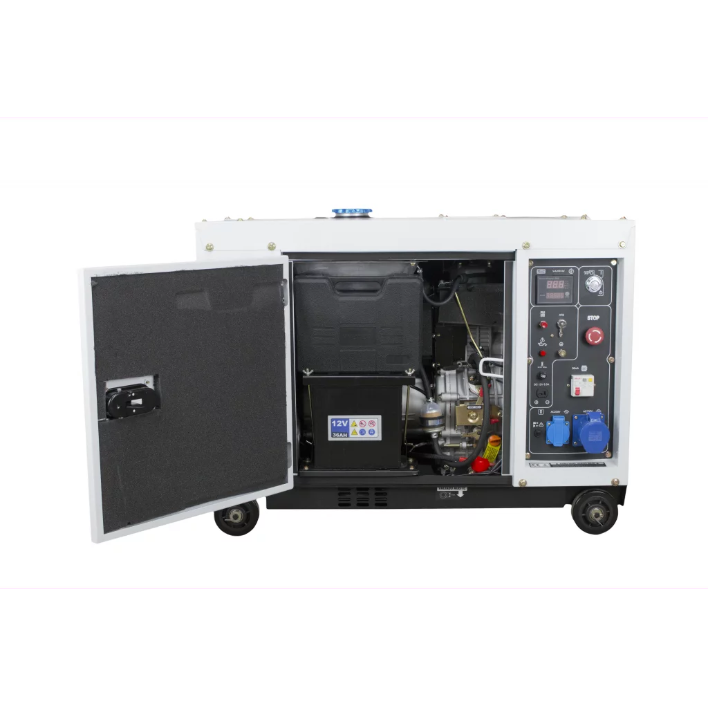 HYUNDAI DHY8600SE Strømaggregat 6300W - Elektrisk start - Diesel - Forvarming