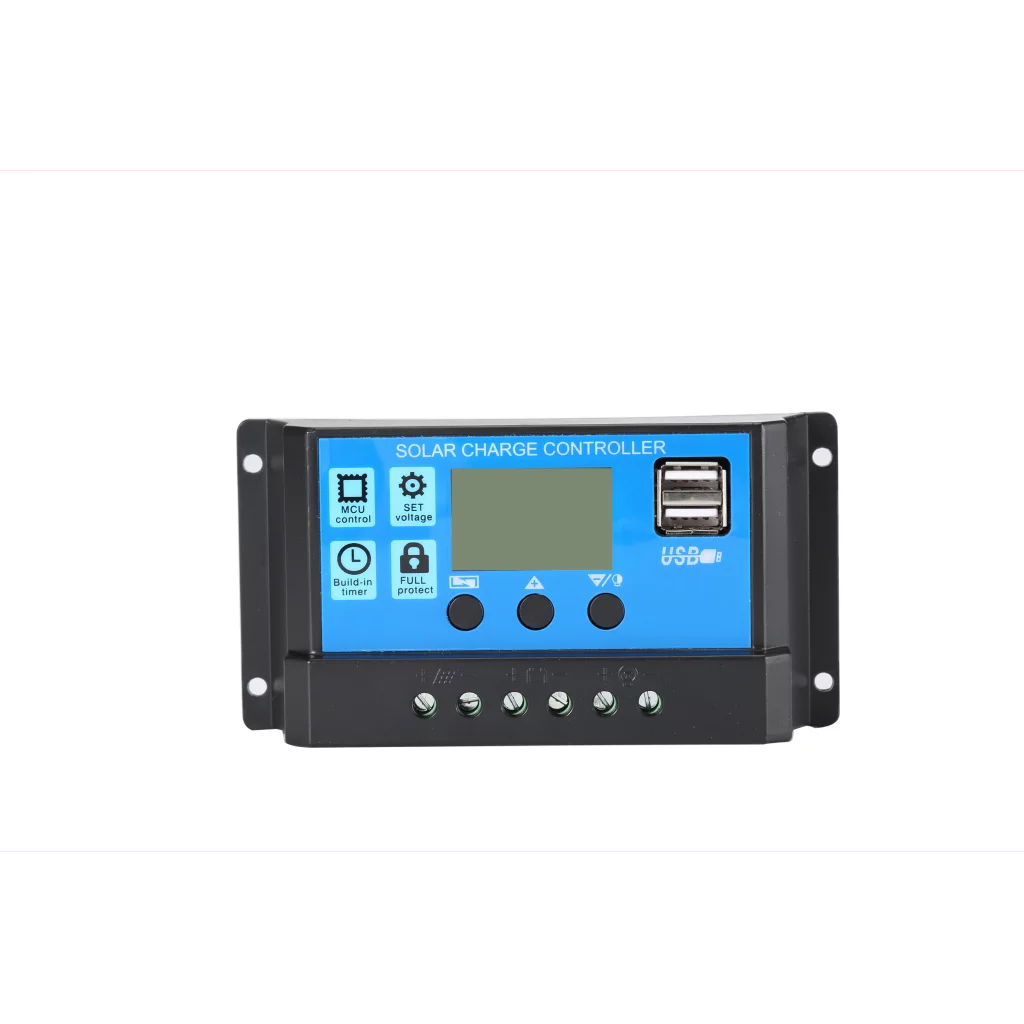 Solcelleregulator 12/24V 20A PWM