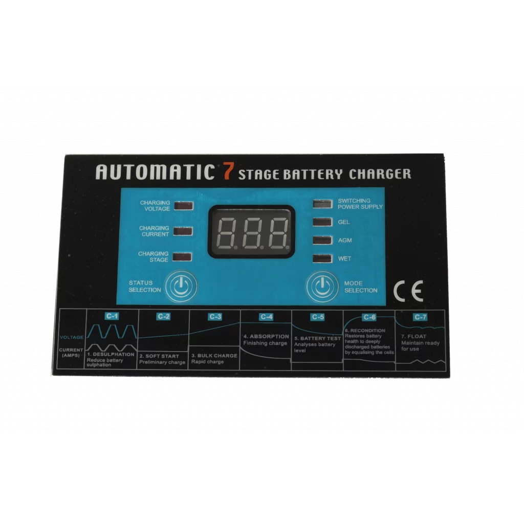 NOR CHARGER Pro Serie Elektronisk Batterilader 12V 60A - 2 Kanaler