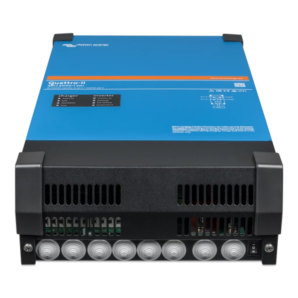 VICTRON Quattro-II 48/5000/70-50/50 Kombinert Batterilader og Inverter