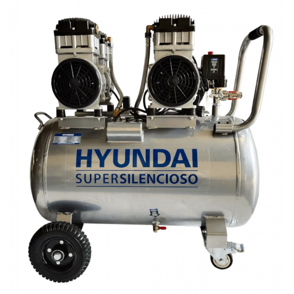 HYUNDAI HYAC100-3S Stillegående kompressor 100l / 2200W