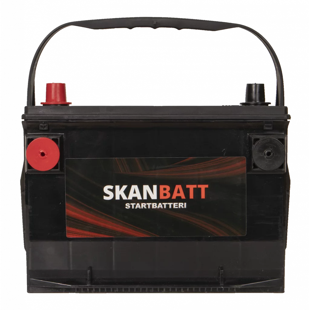 SKANBATT Startbatteri 12V 80AH 800CCA (260x179x180/207mm) +venstre