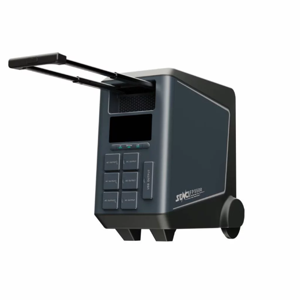 SENCI Lithium LPS 5376Wh Power Station med 5500W (11000W) sinus inverter