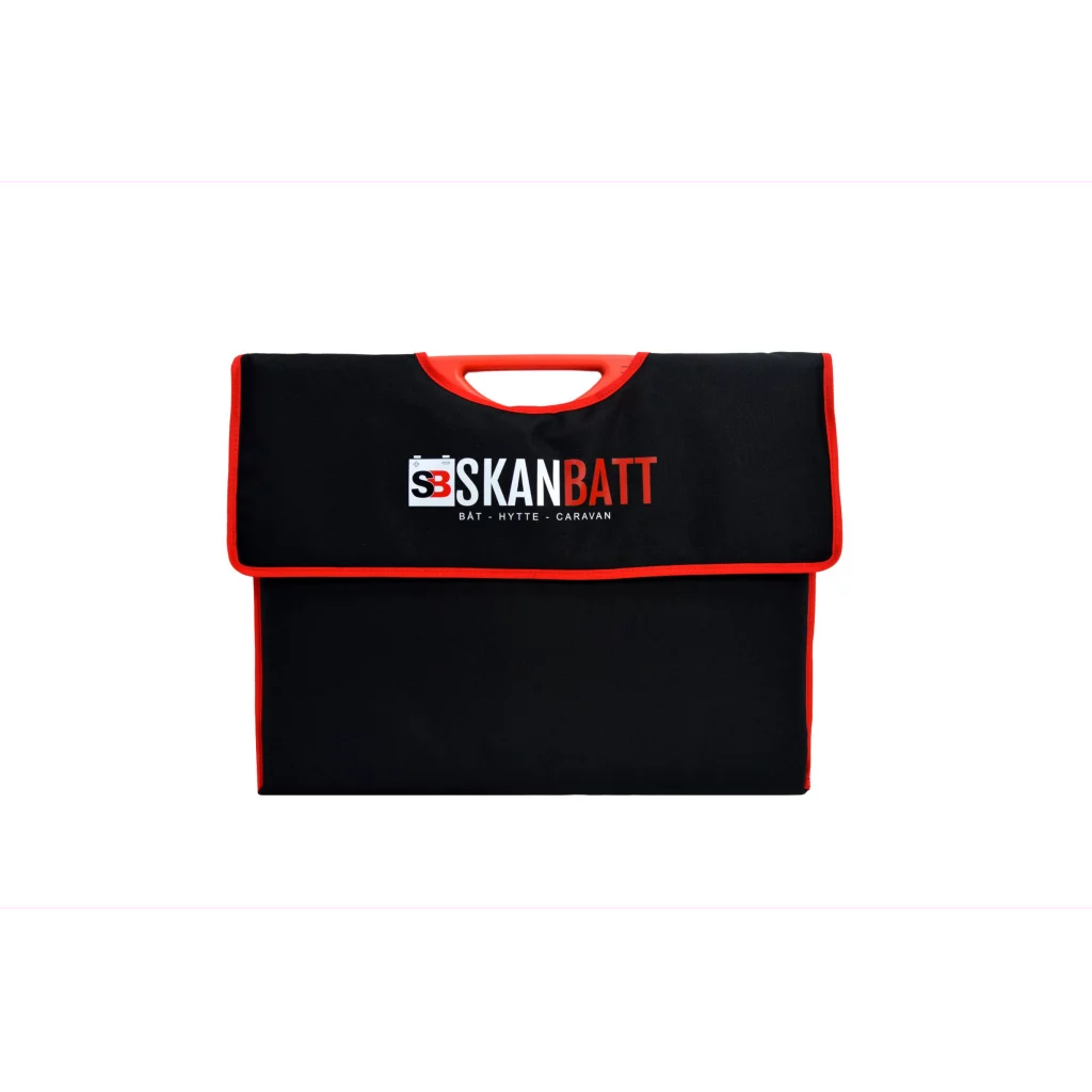 SKANBATT Sammenleggbart Solcellepanel 120W m/USB