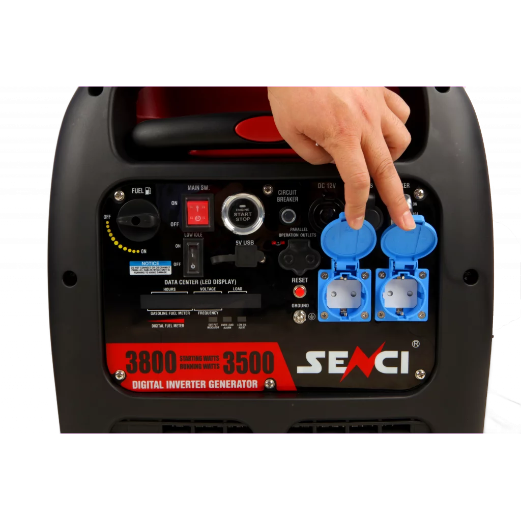 SENCI SC4000iE-O Inverter Aggregat - Bensin - Max 3800W - ATS - Elektrisk start