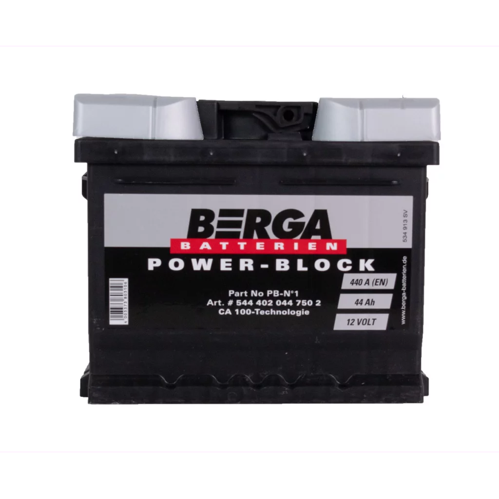 BERGA Power Block 12V 44AH 440CCA (207/175/175mm)