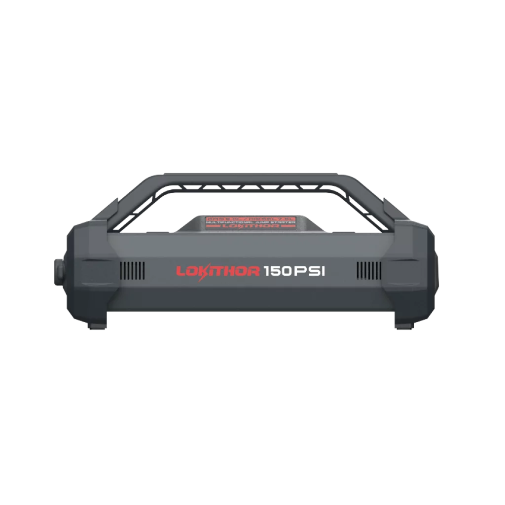 LOKITHOR Lithium Startbooster 12V 3000A med 150 PSI Luftkompressor