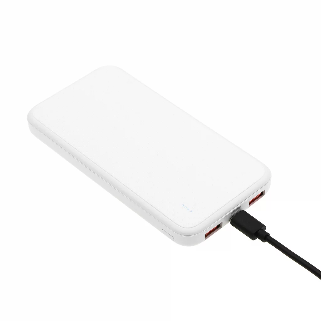 Powerbank 10000mAh 5V USB-C og USB-A - Hurtiglader