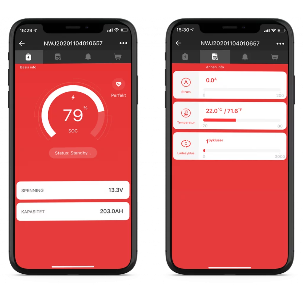 SKANBATT Lithium HEAT PRO 'Ultra' 12V 100AH - CAN Bus - 300A (<3s) - 8 års garanti