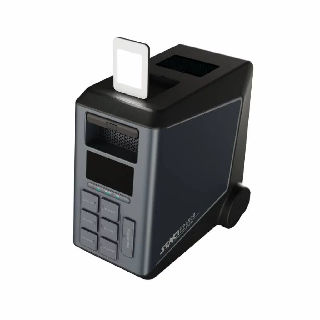 SENCI Lithium LPS 5376Wh Power Station med 5500W (11000W) sinus inverter