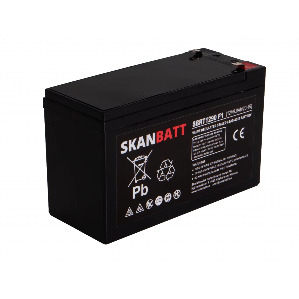 RITAR AGM Batteri 12V 9AH (151x65x94mm) F1
