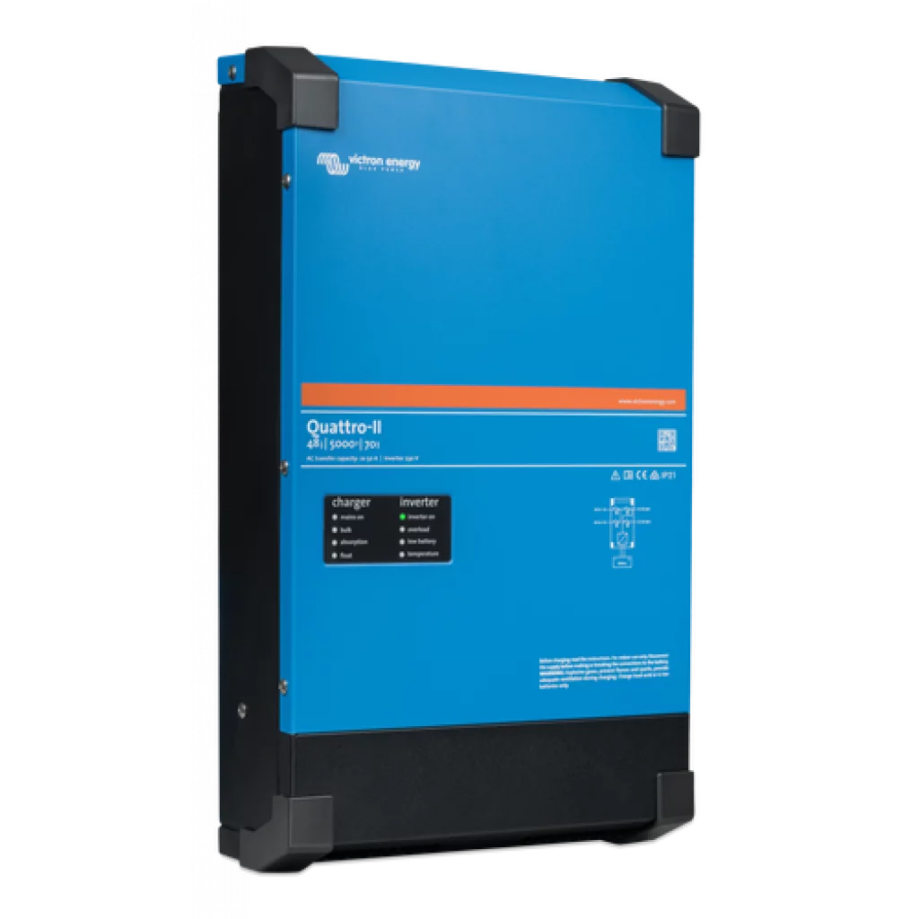 VICTRON Quattro-II 48/5000/70-50/50 Kombinert Batterilader og Inverter