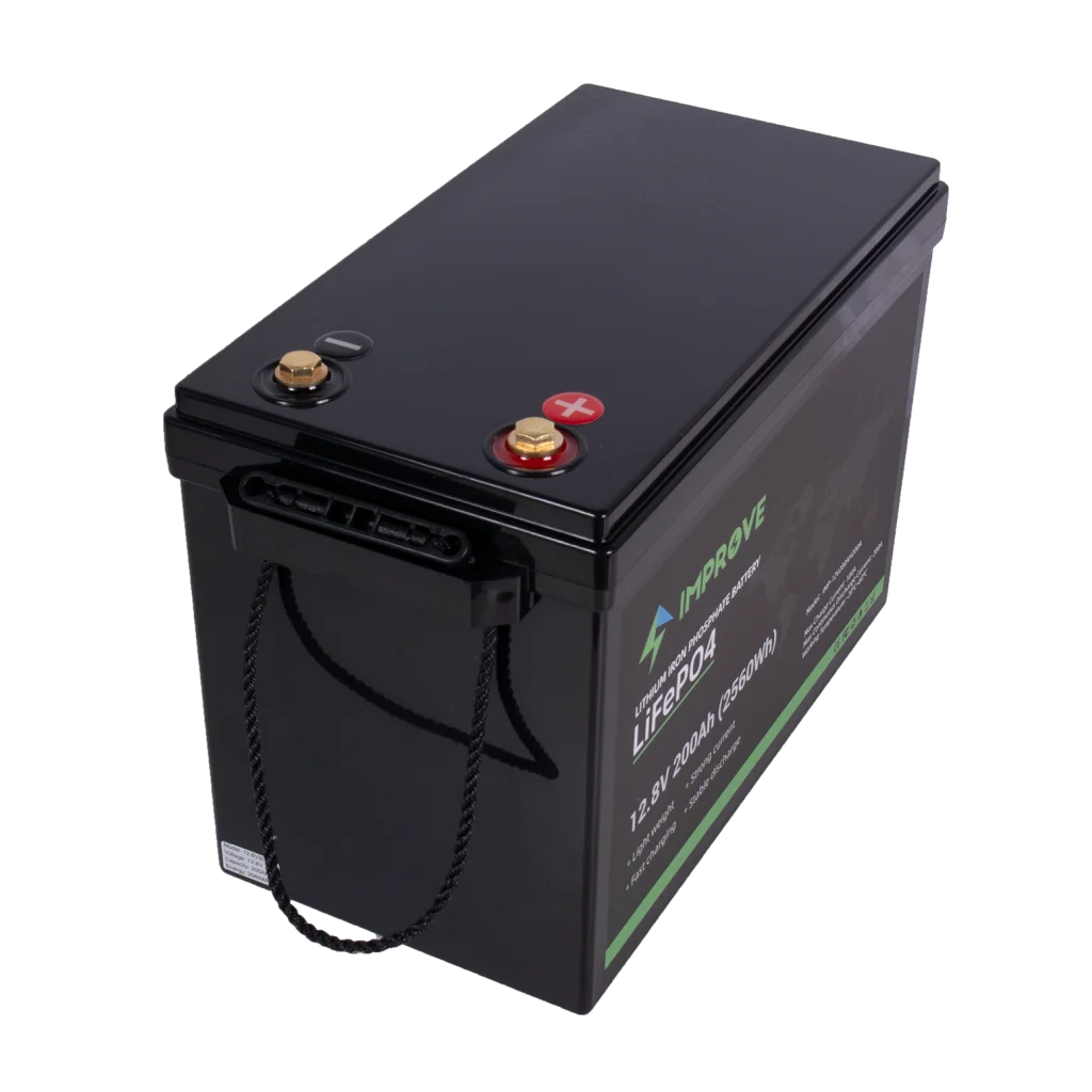 IMPROVE Lithium Batteri 12V 200Ah (LiFePO4) BMS 200A