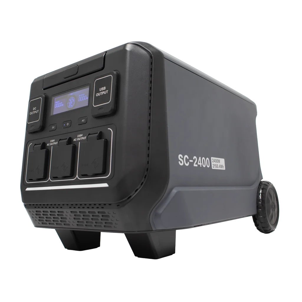 SENCI Lithium LPS 2150Wh Power Station med 2400W (4800W) sinus inverter