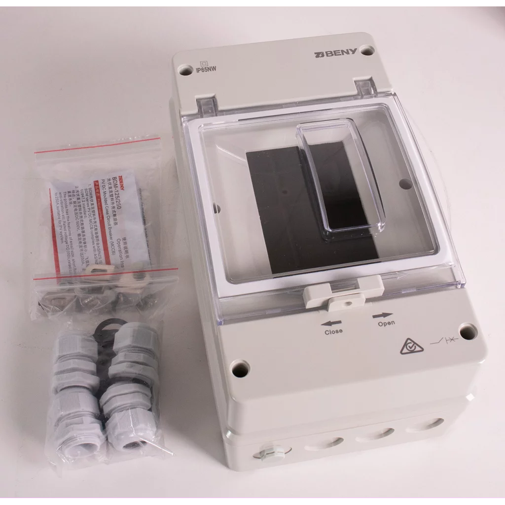 Innkapsling for BDM-125 DC effektbryter IP65