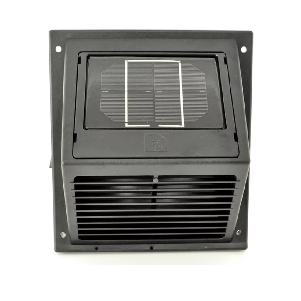 WATTSTUNDE Solventilator Veggmodell Svart