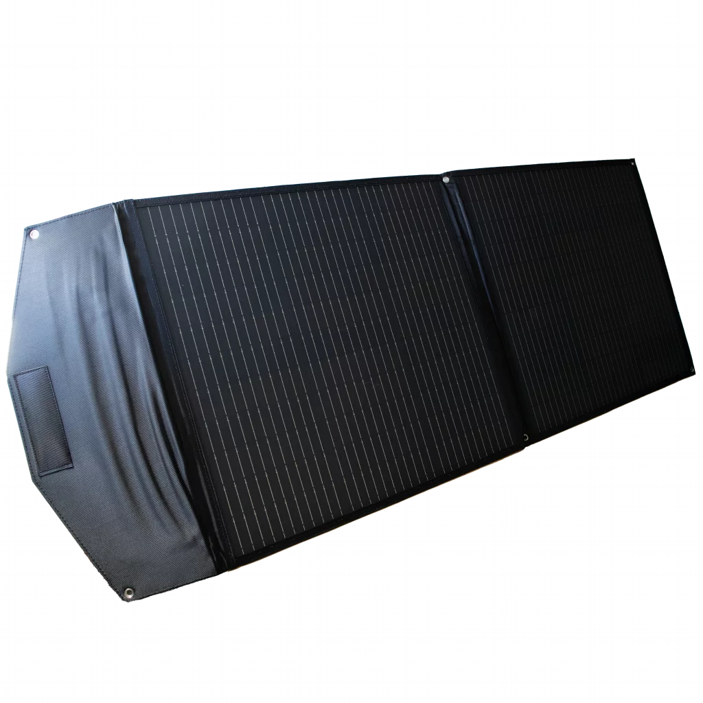 SKANBATT Sammenleggbart Solcellepanel 120W m/regulator (SMB -120W)