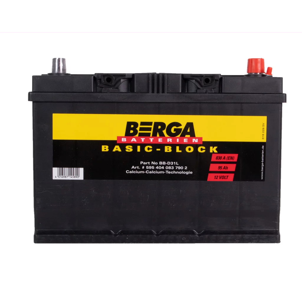 BERGA Basic Block 12V 95AH 830CCA (306/173/225mm)