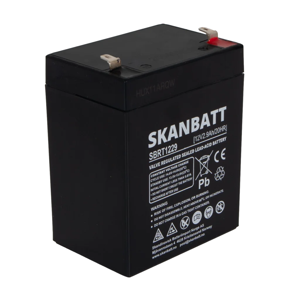RITAR AGM Batteri 12V 2,9AH (79x56x106mm) F1