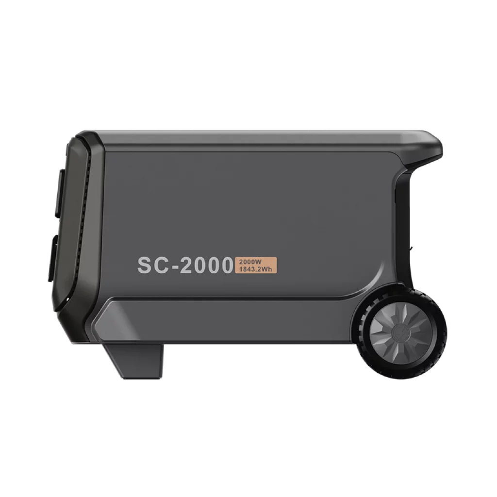 SENCI Lithium LPS 1843Wh Power Station med 2000W (4000W) sinus inverter