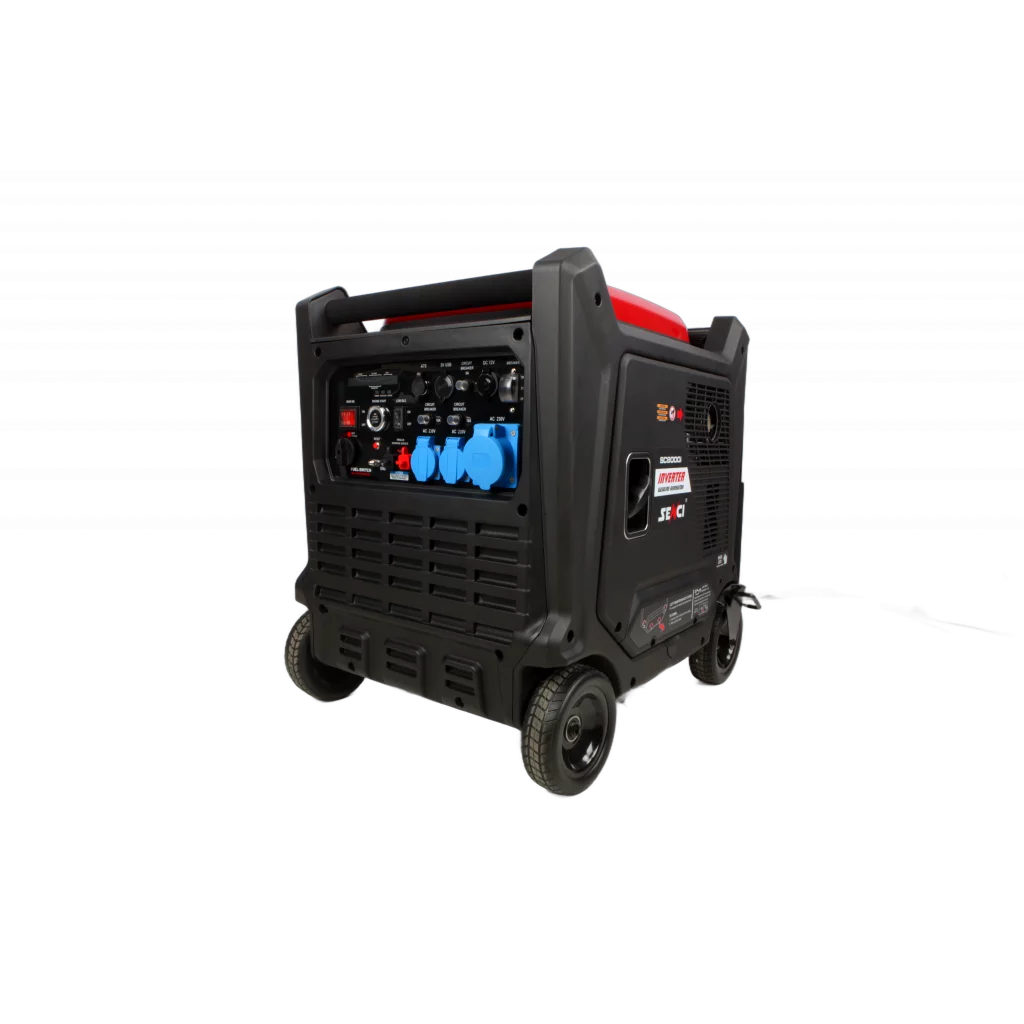 SENCI SC8000i Inverter Aggregat - Bensin - Max 7500W - ATS - Elektrisk start