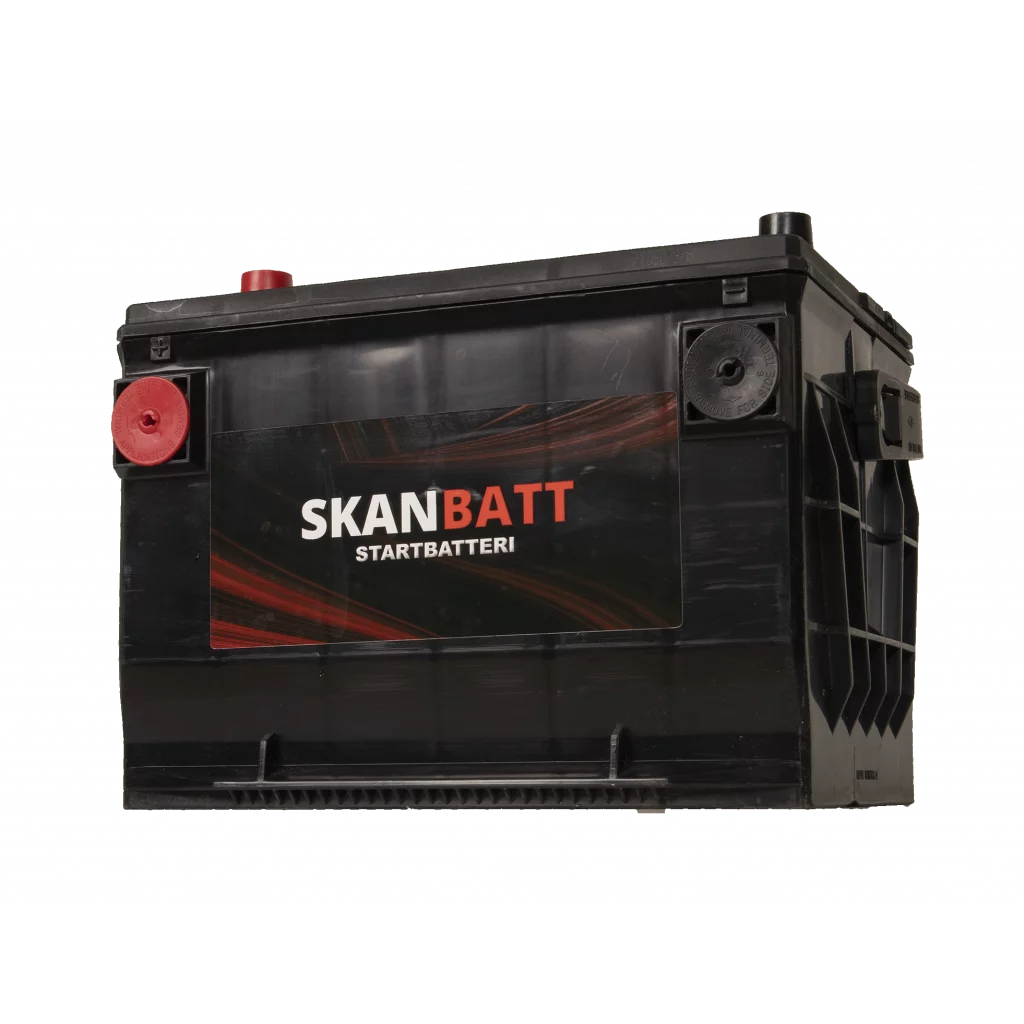SKANBATT Startbatteri 12V 80AH 800CCA (260x179x180/207mm) +venstre