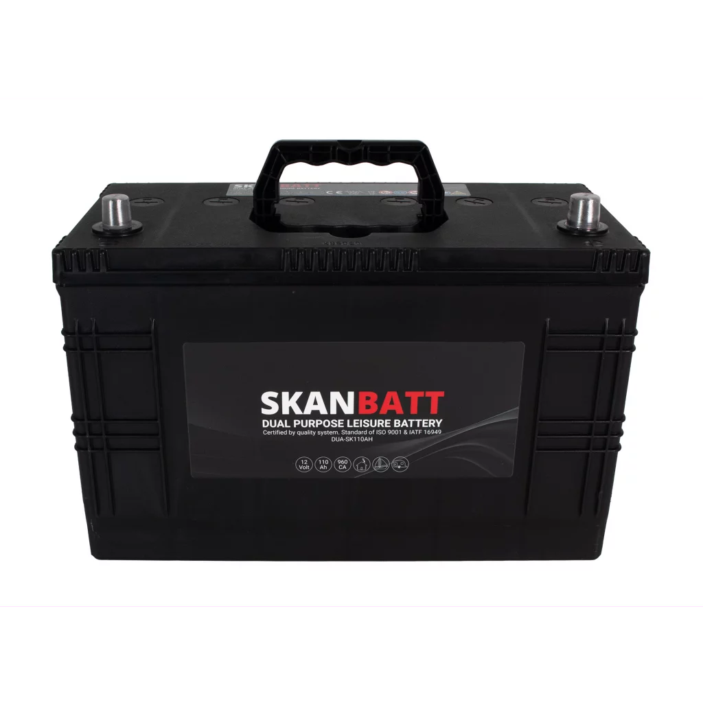 SKANBATT Dual Purpose 12V 110AH 960CA (346x173x227mm) +R