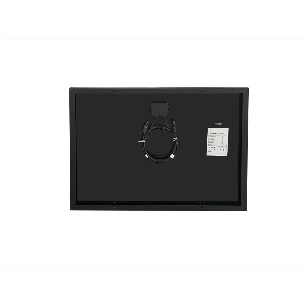 SKANBATT Solcellepanel 80W - TOPCON - All Black -  765x570x30mm